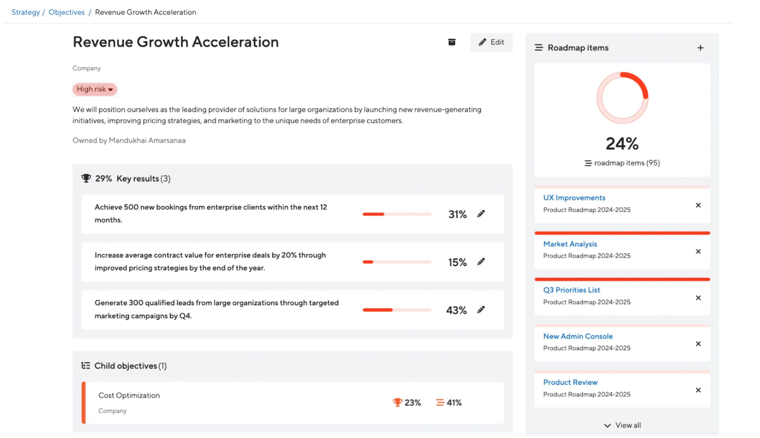 Cascading OKRs Cascading OKRs
