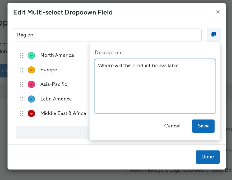 Multi-Select Dropdown Fields